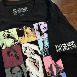 Taylor Swift Eras Tour Black T-shirt